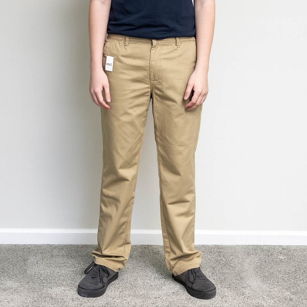 Old Navy Pull On Pants Boys Size XXL Brown 2 pairs total